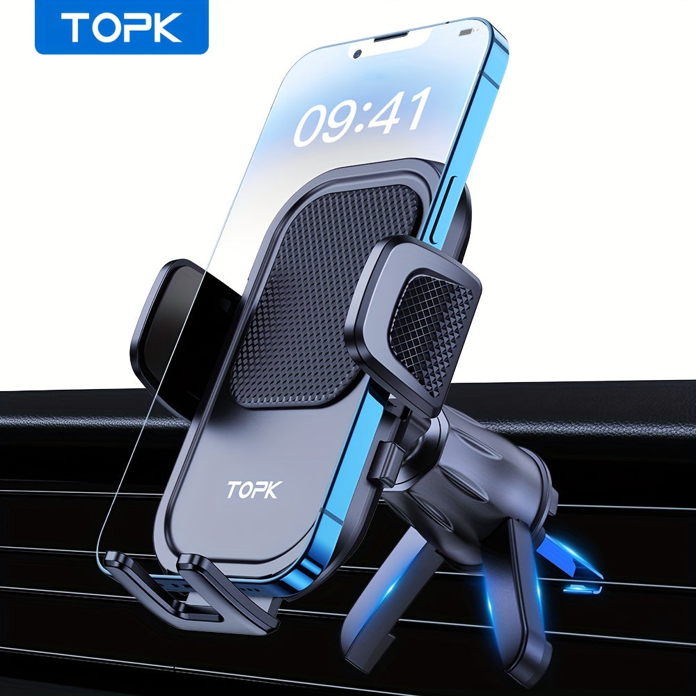 Universal Car Phone Mount Metal Hook Air Vent Smartphone Holder