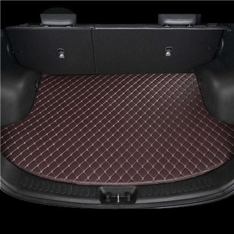 All-Weather Faux Leather Car Floor Mats for SUV Black Waterproof Oil-Resistant