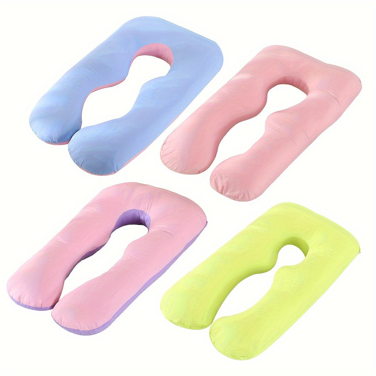 U-Shaped Maternity Pillow Support for Side Sleeping and Nursing 130cm