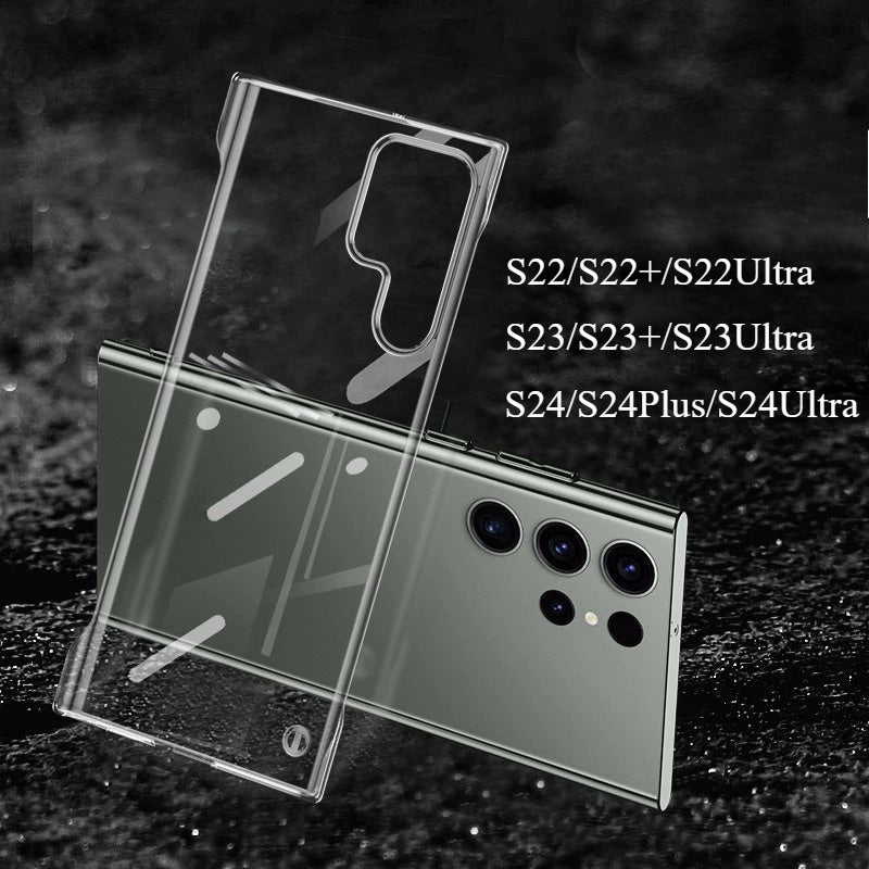 Ultra-Thin Transparent Galaxy S24 Case with Heat Dissipation and Drop Protection