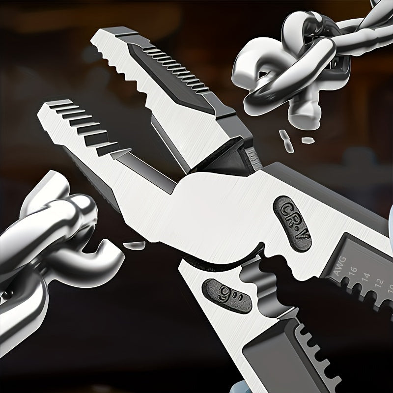 9-Inch Heavy-Duty CR-V Steel Wire Cutter Pliers for Cutting Wire Metal Pipe