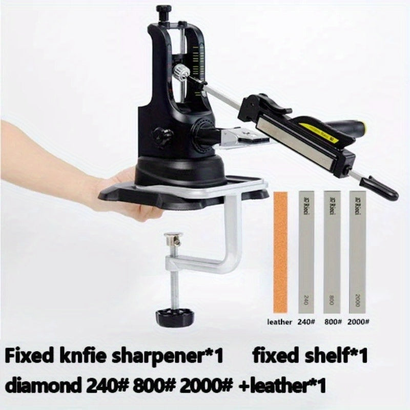 Afilador de cuchillos Pro III para chefs sistema profesional de cocina 4 piedras de afilar