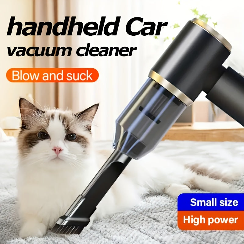 Kuchli 4000Pa tortish kuchiga ega qo‘l bilan ishlatiladigan changyutgich, chang va hayvon sochlarini olib tashlash uchun mos. No-scrub funksiyasi, USB zaryadlash, ABS rezina materialini o'z ichiga oladi va aksessuarlar to'plamini o'z ichiga oladi.