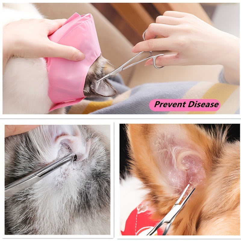 Stainless Steel Self-Locking Pliers for Pet Grooming DIY Crafts Ergonomic