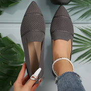 Women's Pink Leather Ballet Flats with Ankle Strap Slip-On Comfort