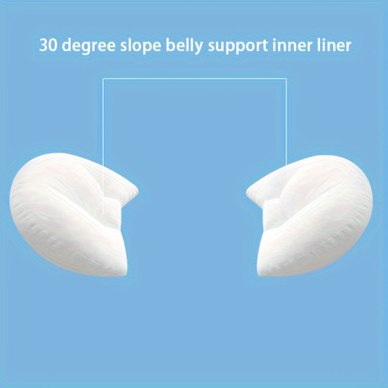 Pregnancy Pillow 3D Raised Beans with Abdominal Support Ergonomic Body Pillow for Pregnant Women