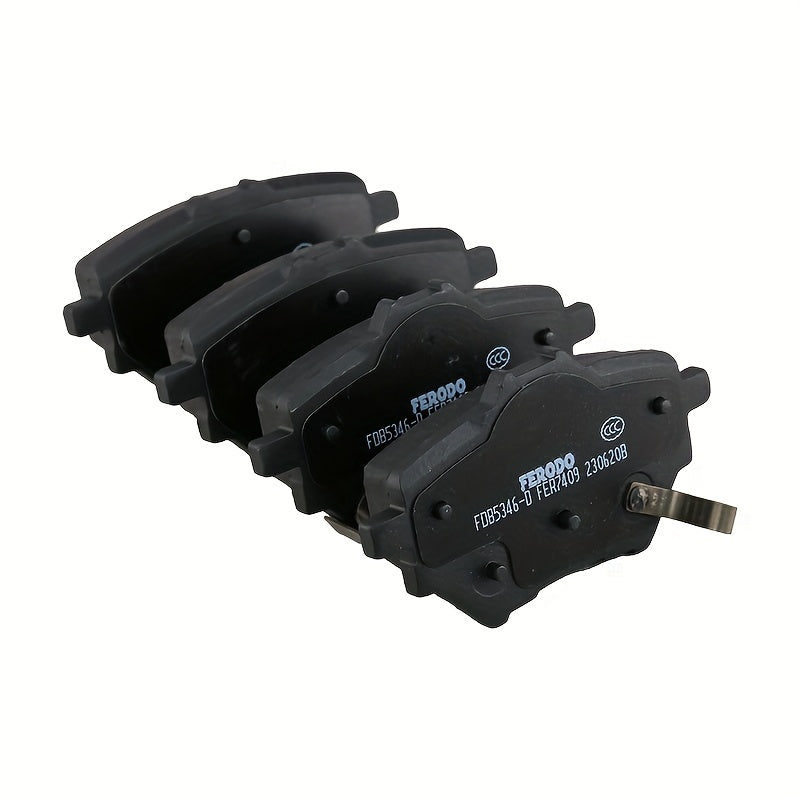 Set of 4 High-Performance Replacement Brake Pads for Electric Vehicles