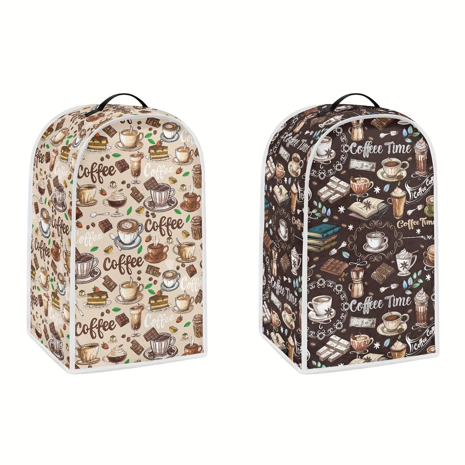 Cartoon Coffee Mixer Cover Universal Dustproof Food Processor Protector with Handle