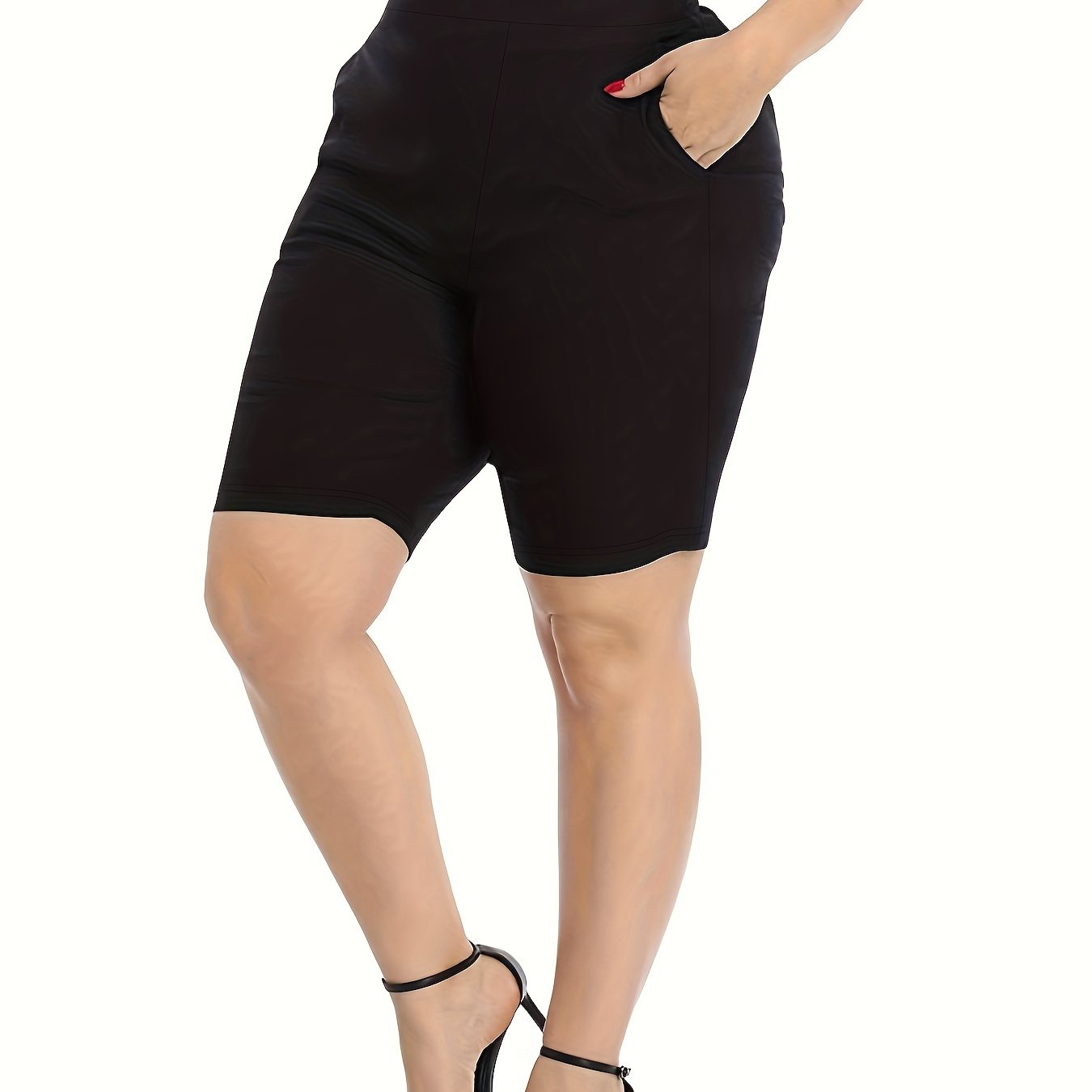 Plus o'lchamdagi ayollar uchun sharlar polyester kengaytiriladigan cho'ntaklar to'liq rang