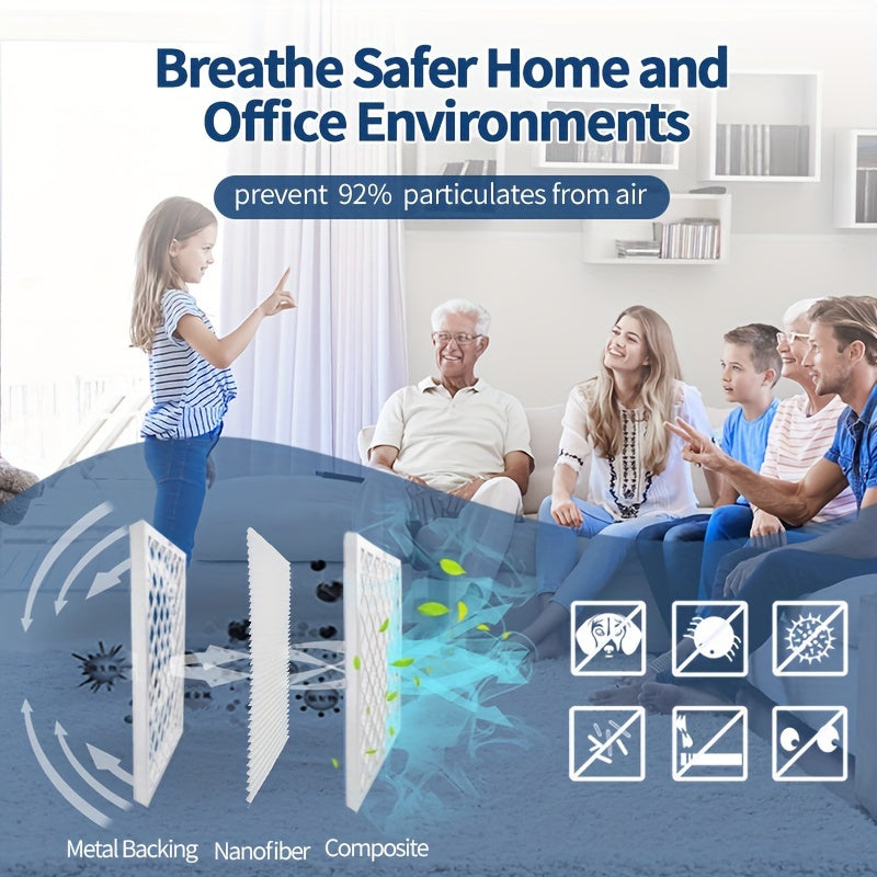 16x20x1 MERV 11 MPR 1200 Qayta ishlatiladigan havo filtri to'plami HVAC pech uchun