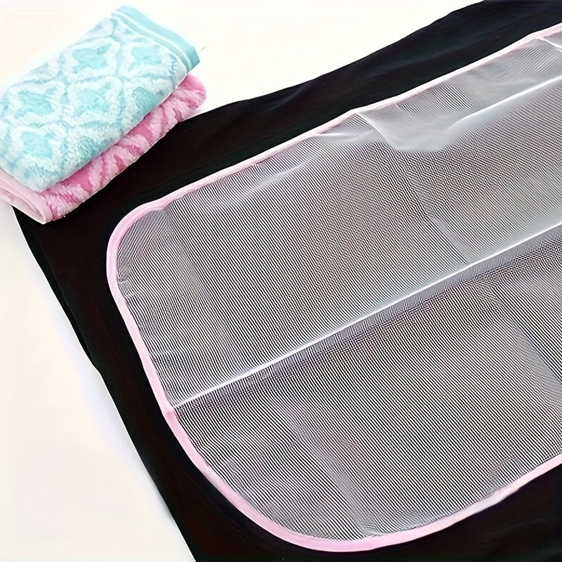 Two Ironing Cloths Set with Heat Insulation Pad and Ironing Board Protective Accessories