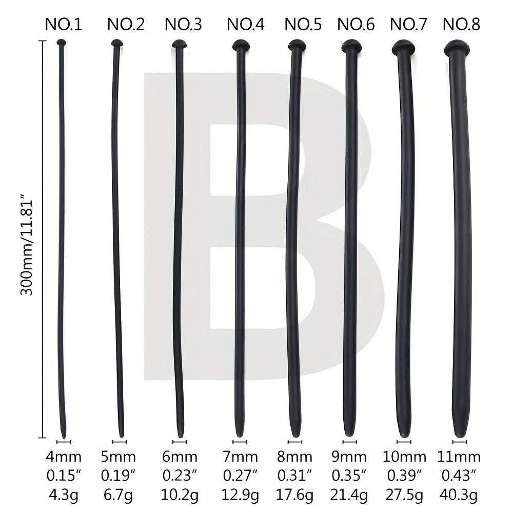 Male Urethral Dilator Soft Silicone Prostate Massage Penis Plug Masturbation