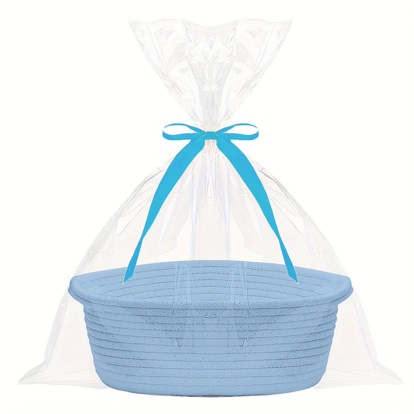 Shaxsiylashtirilgan tikilgan sovg'a savati, tutqichlari bilan, to'plovchilarni, uy hayvonlari yotoqlarini va boshqalarni tartibga solish uchun ideal. O'lchamlari 30.48 sm X 20.32 sm X 12.7 sm.