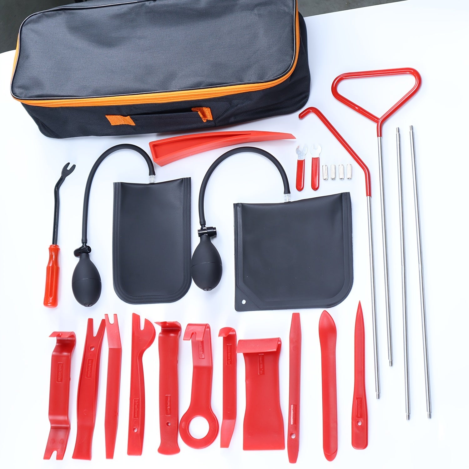 Kit de herramientas de bloqueo de bomba en cuña para coche universal con pinza de alcance largo