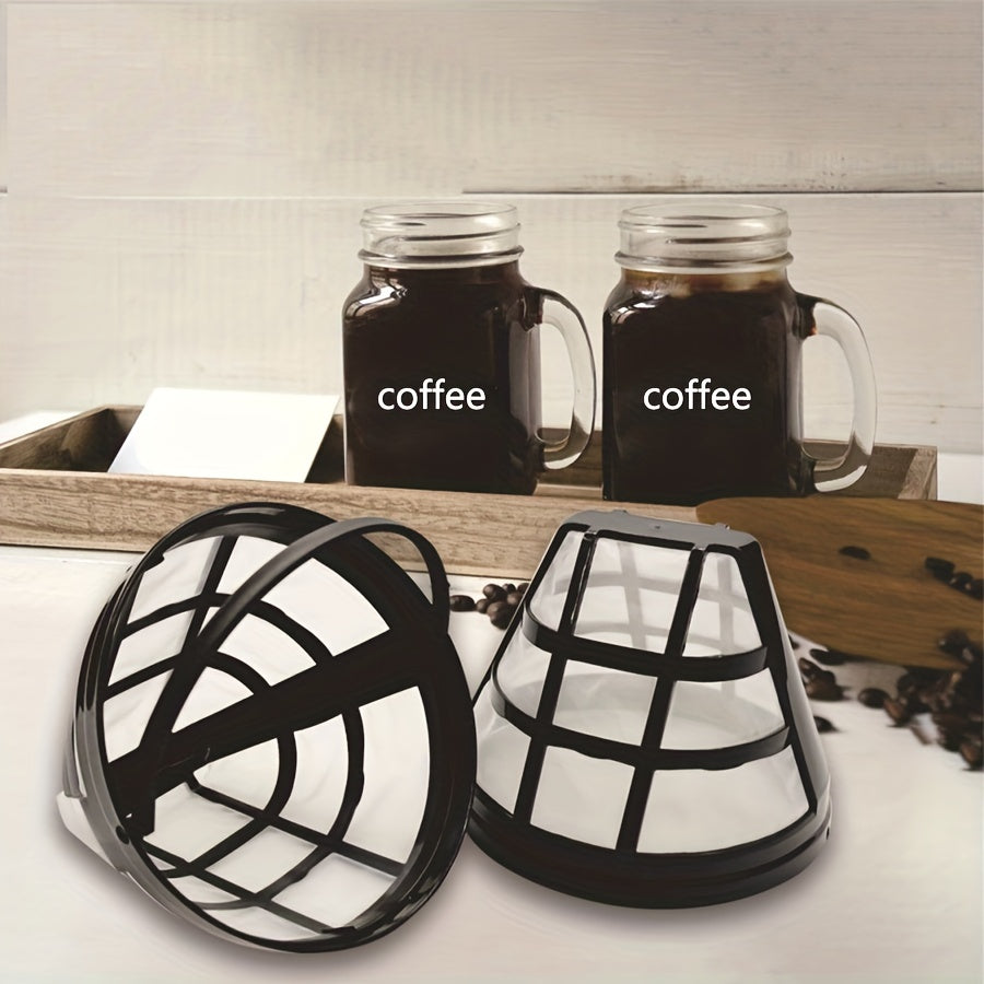 Reusable Coffee Filter Basket for Drip Coffee Makers - Easy Clean, Durable