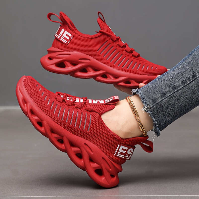 Zapatillas de malla para niños con soporte de arco, suela ligera de EVA, rosa con rayas blancas, para niños y niñas