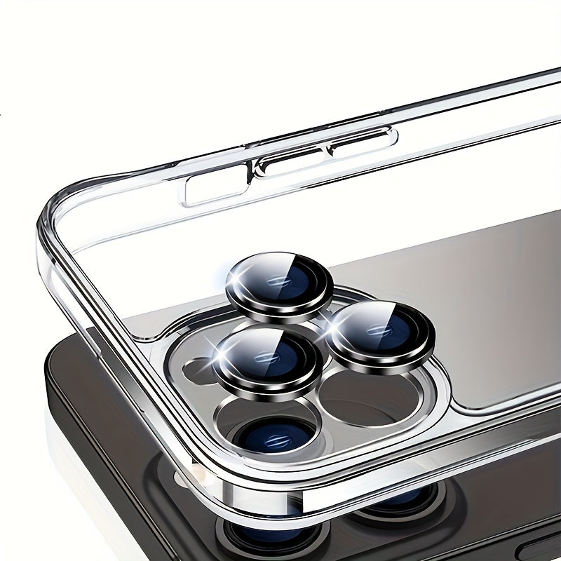 Camera Lens Protector for iPhone Pro Max Mini Tempered Glass Aluminum Alloy Full Coverage