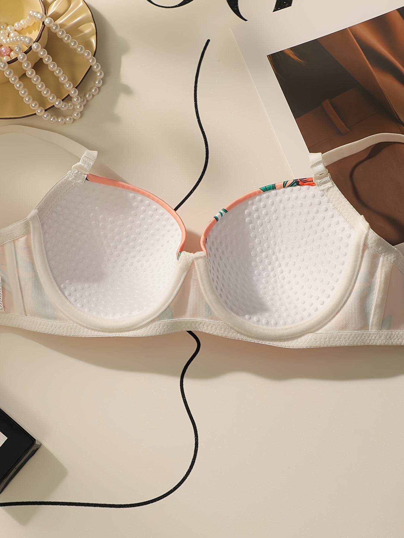 Women's Underwear Set Adjustable Thick and Thin Sensation Small Breast Bra Set