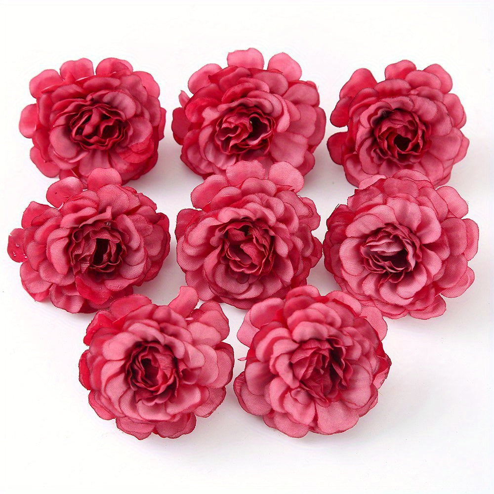 10/20pcs Multi-Layer Artificial Rose Head Flowers for Wreaths and Home Decor