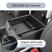 Органайзер для консоли автомобиля, ящик для хранения для Carnival 2021-2025, пластиковая подставка