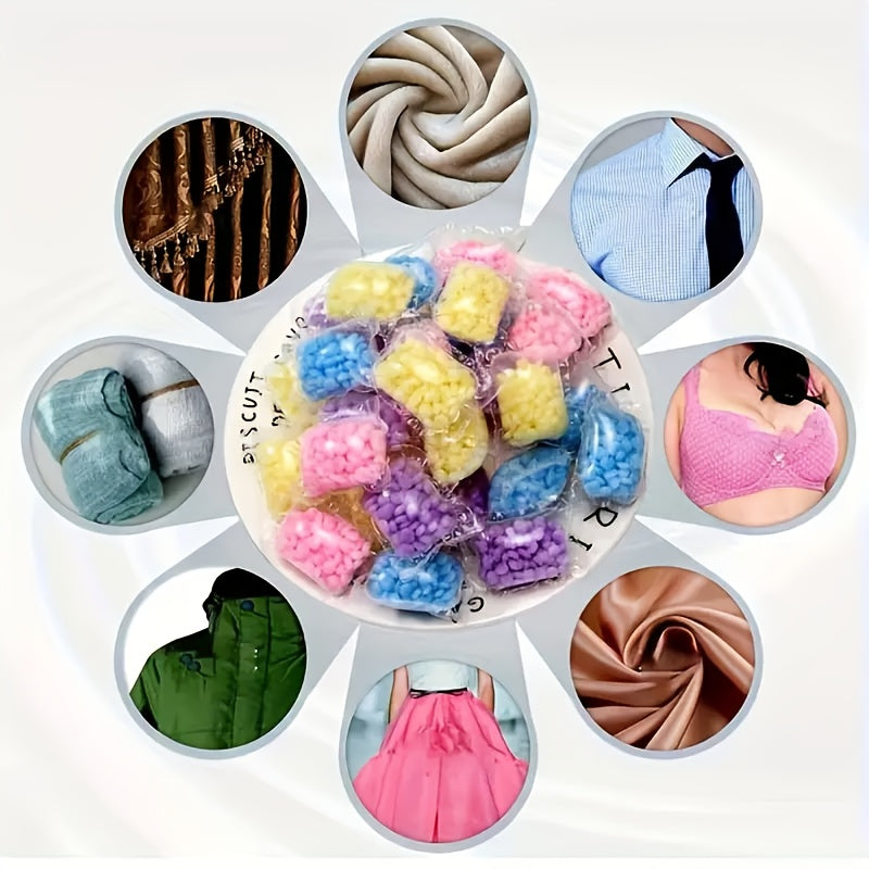 50 piezas de perlas potenciadoras de aroma para lavandería, frescura duradera, suaviza la ropa, fórmula concentrada