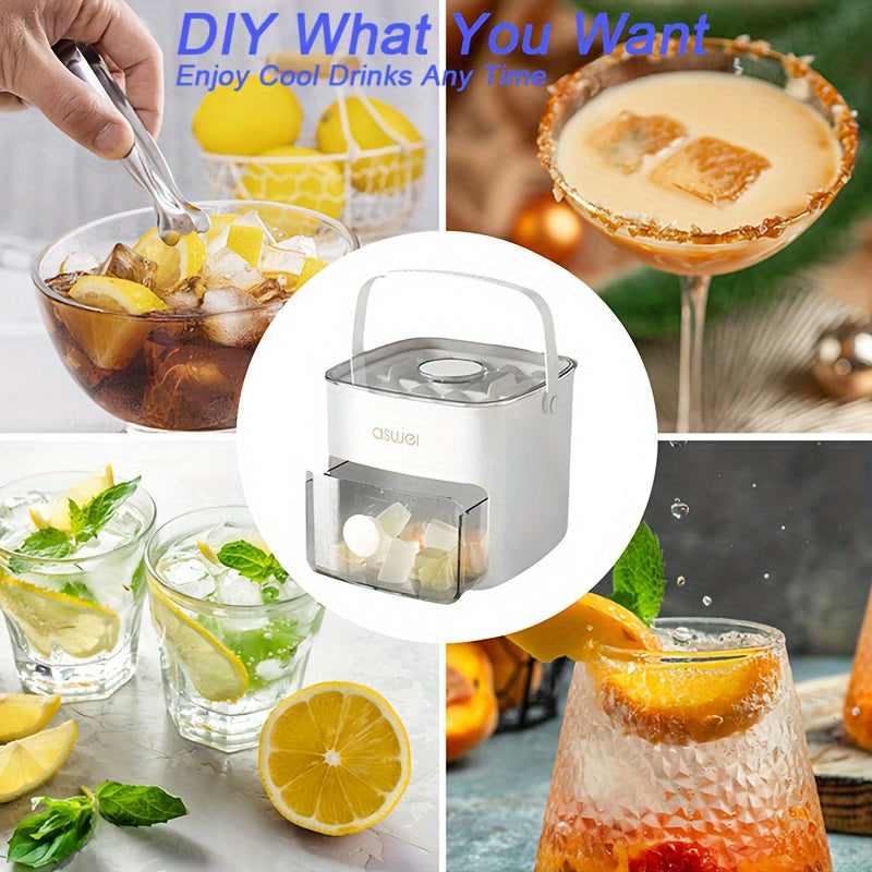 5 Pcs Ice Maker Set Food-Grade Plastic Double Tier Trays 48 Cube