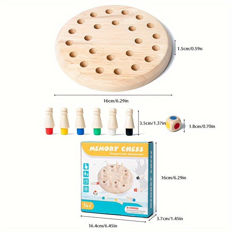 Chess Board Game for Kids and Adults Improving Memory and Concentration for Family Game Night
