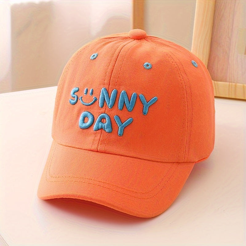 Kids Cotton Baseball Cap for Children Ages 3-14 Lightweight Adjustable Cartoon Theme