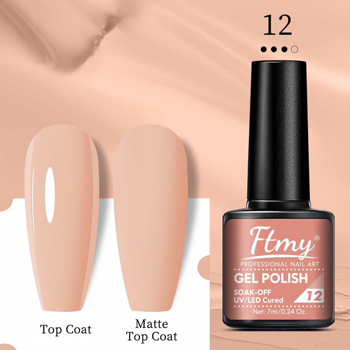 Women Gel Nail Polish Strong Bright Colors Long-Lasting