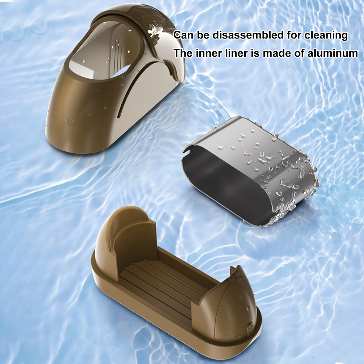 Black Windproof Car Ashtray with Odor Seal and Metallic Lining