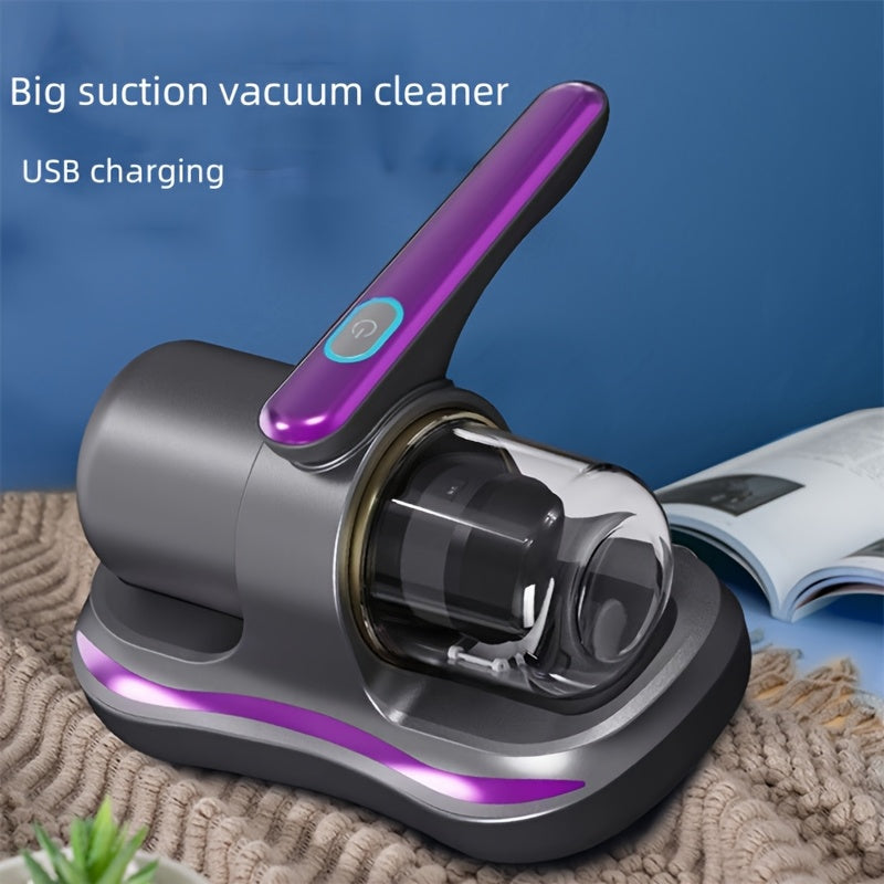 Wireless Handheld Vacuum Cleaner for Dust Removal from Beds and Sofas Rechargeable Lightweight Multiple Colors