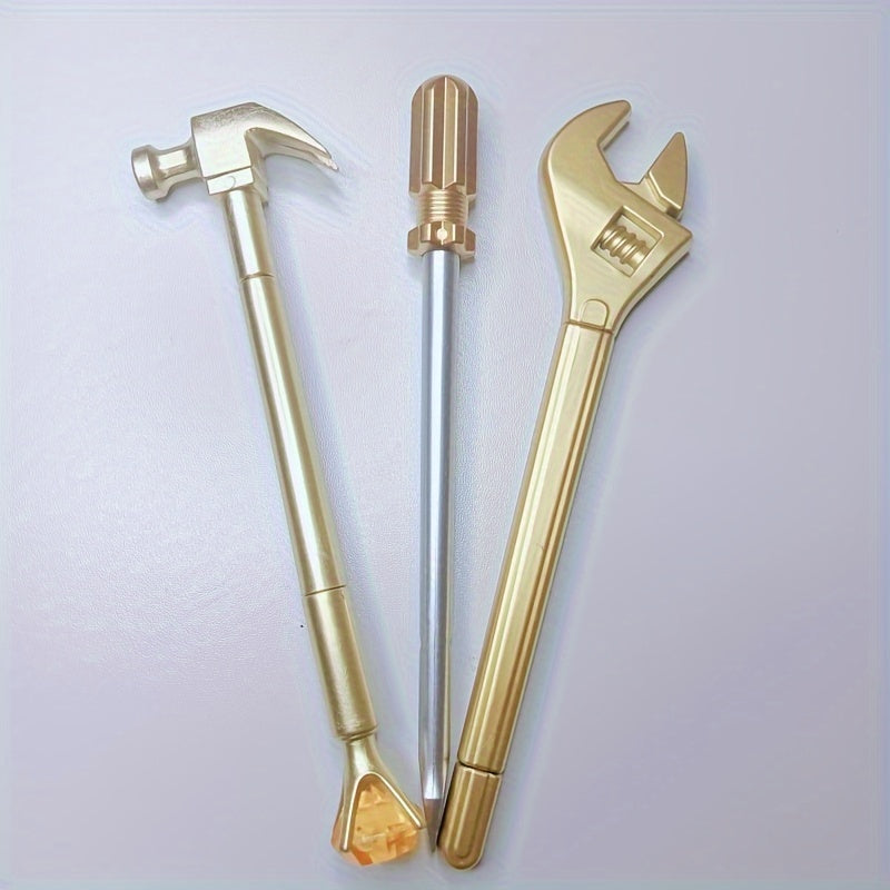 Набор из 3 или 10 инструментов, включая ключ, отвертку, молоток и шариковую ручку.