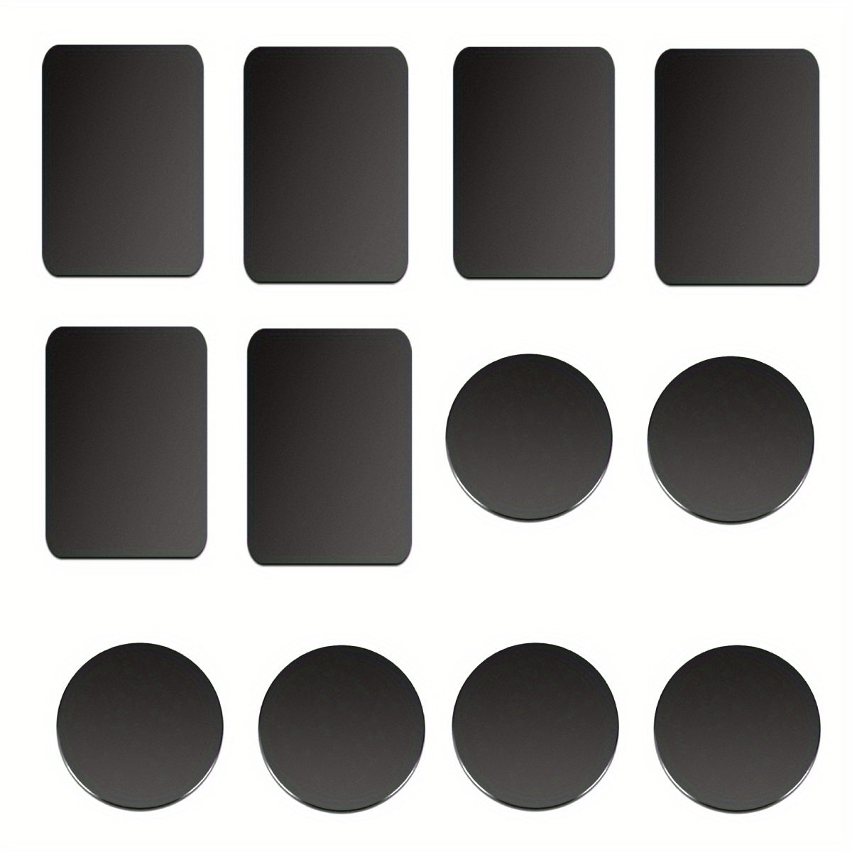 Universal Magnetic Car Phone Holder with Metal Plate and Disc Mount