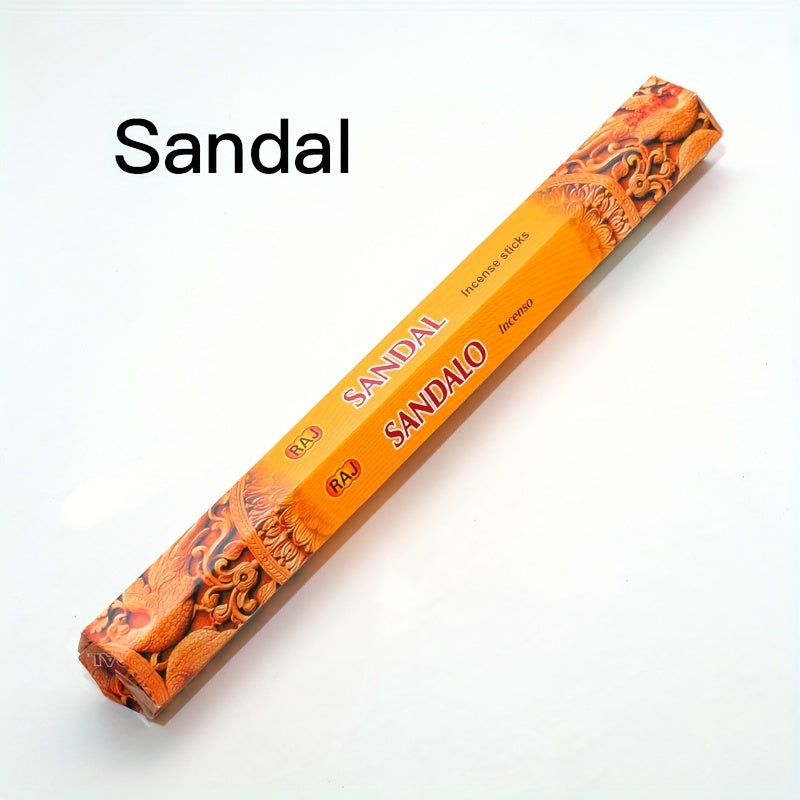 20 шт. коробка ароматерапевтических полосок с 20 благовониями различных ароматов из Индии. Идеально подходит для йоги, медитации и домашнего декора.