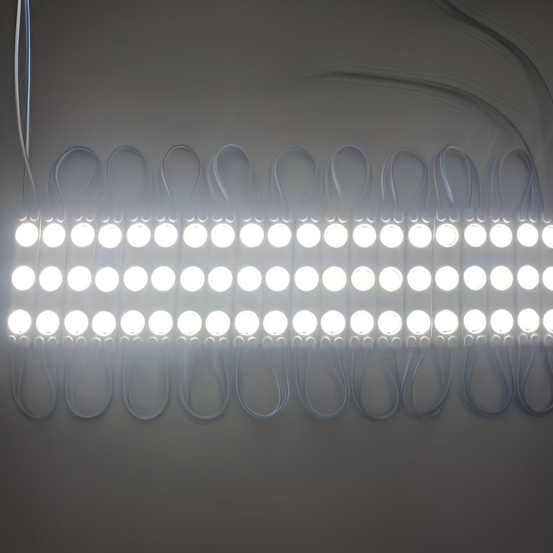 Комплект внутреннего освещения для фургона из 20 модулей, яркий белый, потолочный купольный светильник для фургона, грузовика, автомобиля