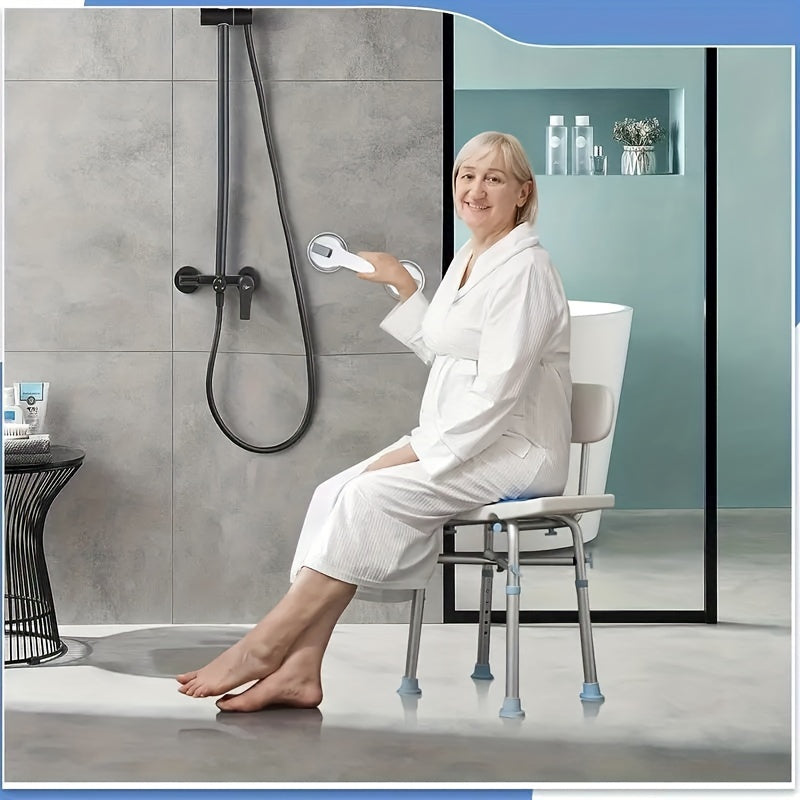 Bathroom Safety Handles with Suction Cups for Elderly and Pregnant Women Modern Plastic Brass