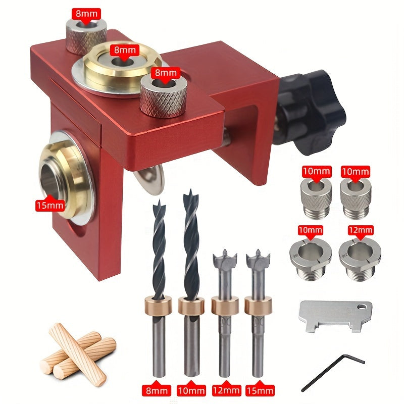 1 шт. Деревянный 3 в 1 набор сверл для соединения мебели.