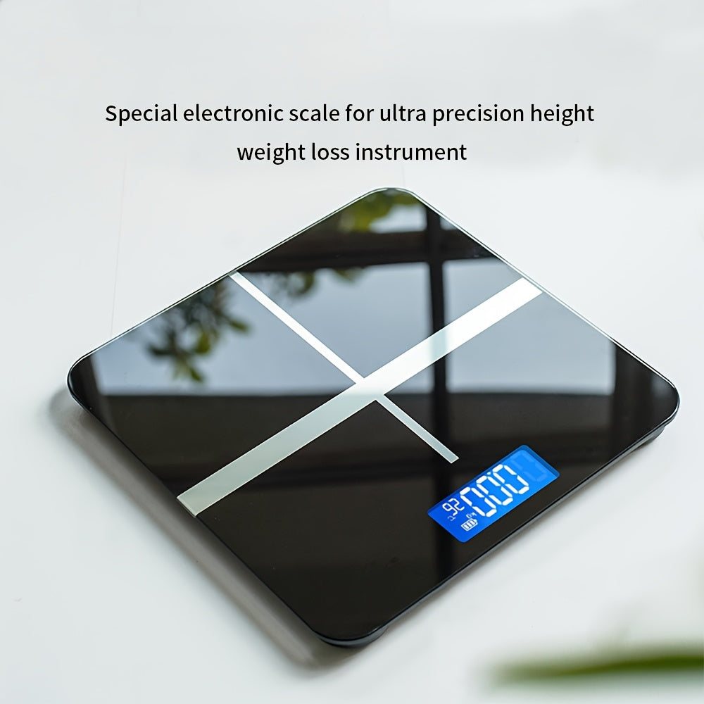 Compact durable digital body weight scale with high precision USB rechargeable