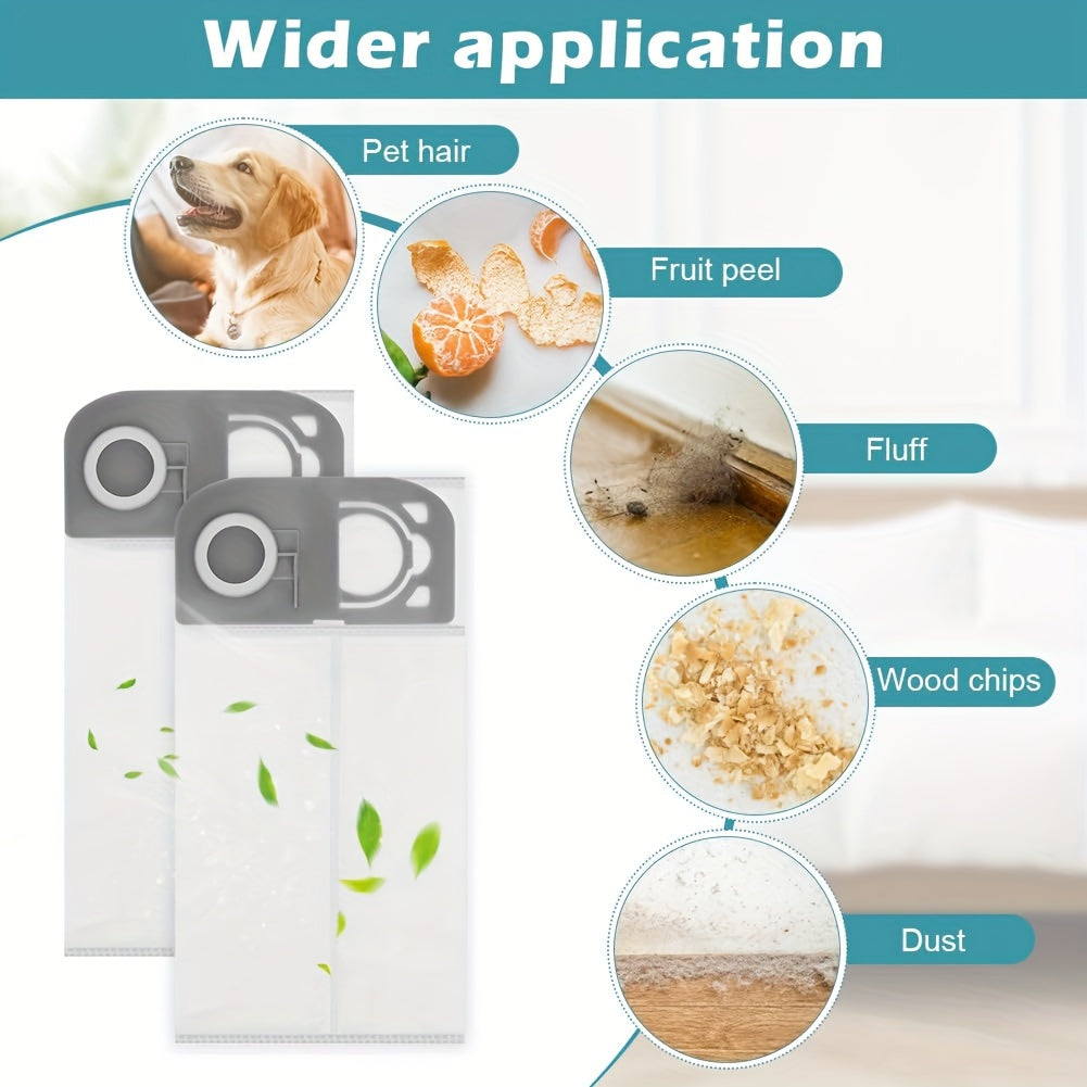 Riccar R25 seriyasi R25S, R25D, R25P uchun 8 ta mustahkam vertikal vakuum sumkalar to'plami, og'ir vaznli plastikdan tayyorlangan, uy va oshxona polini tozalash uchun ideal, vakuum tozalagichlar uchun almashtirish qismlari.