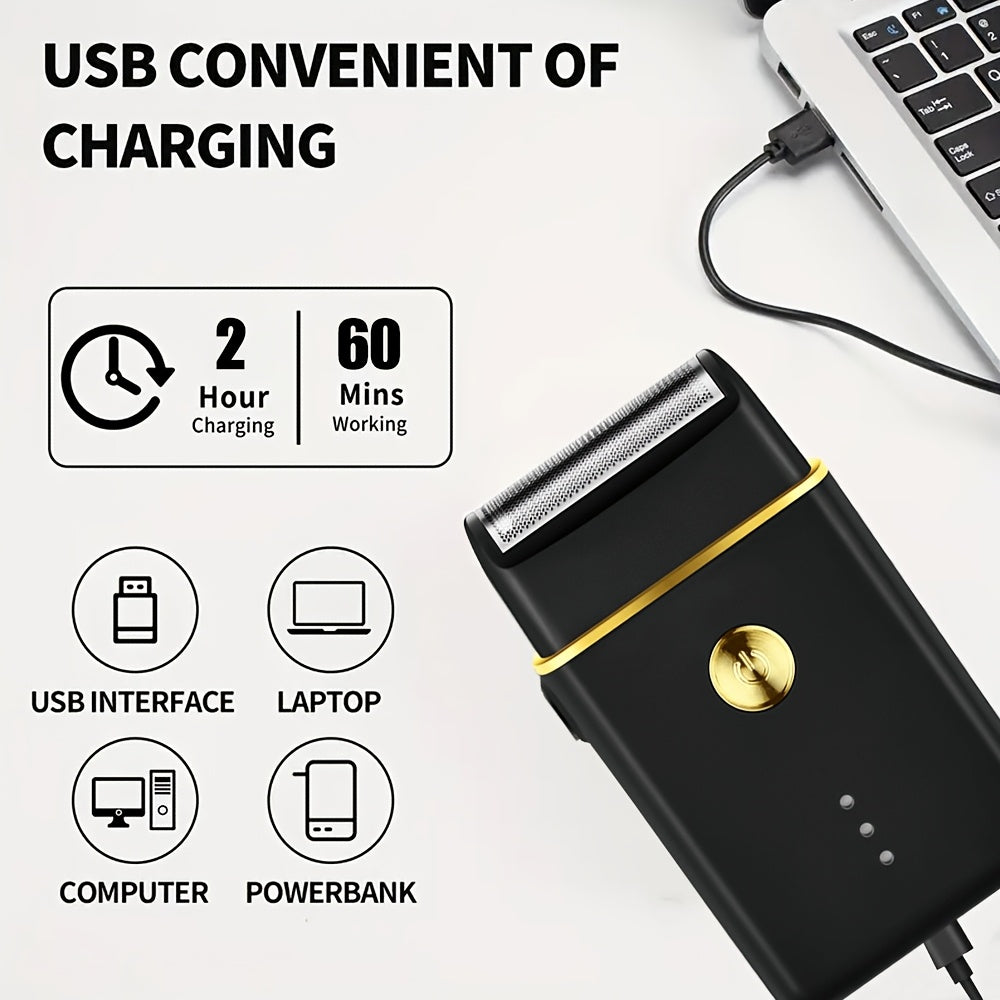 3-piece professional hair clipper trimmer set with USB rechargeable LCD display electric razor T-shape blade hair dryer