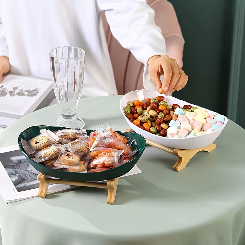 Soporte de fruta de estilo escandinavo de 2/3 niveles con cuenco de doble capa para uso doméstico