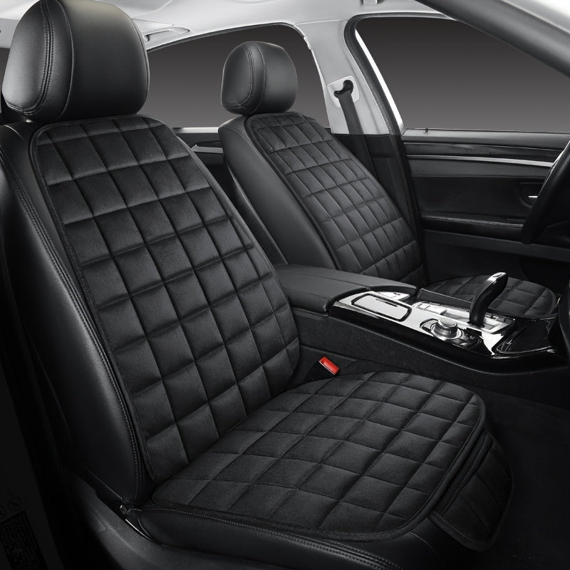 Car Seat Cushions Set for Autumn Winter Soft Plush Memory Foam