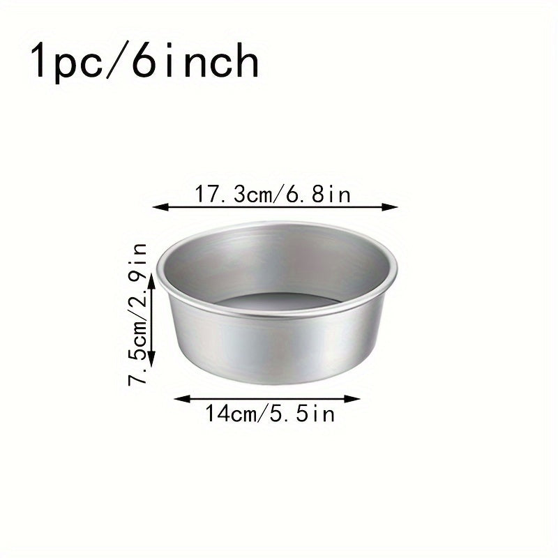 Removable Bottom Round Cake Pans Set 3 Sizes Non-Stick Aluminum Baking Molds