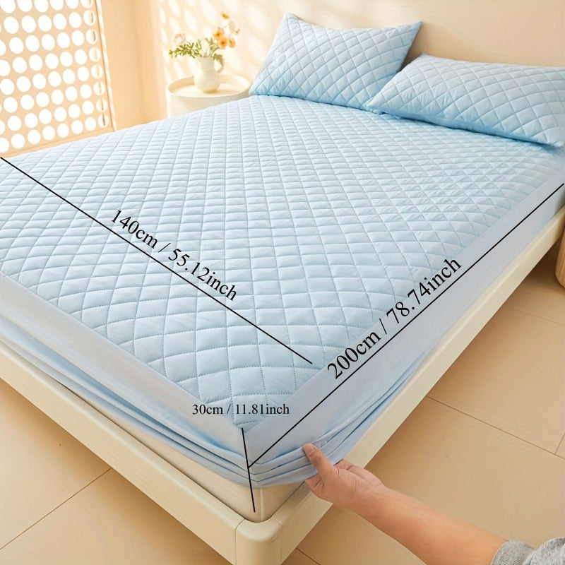 Waterproof Mattress Protector Fitted Sheet Stainproof Moistureproof Bed Cover for Dorms Hotels