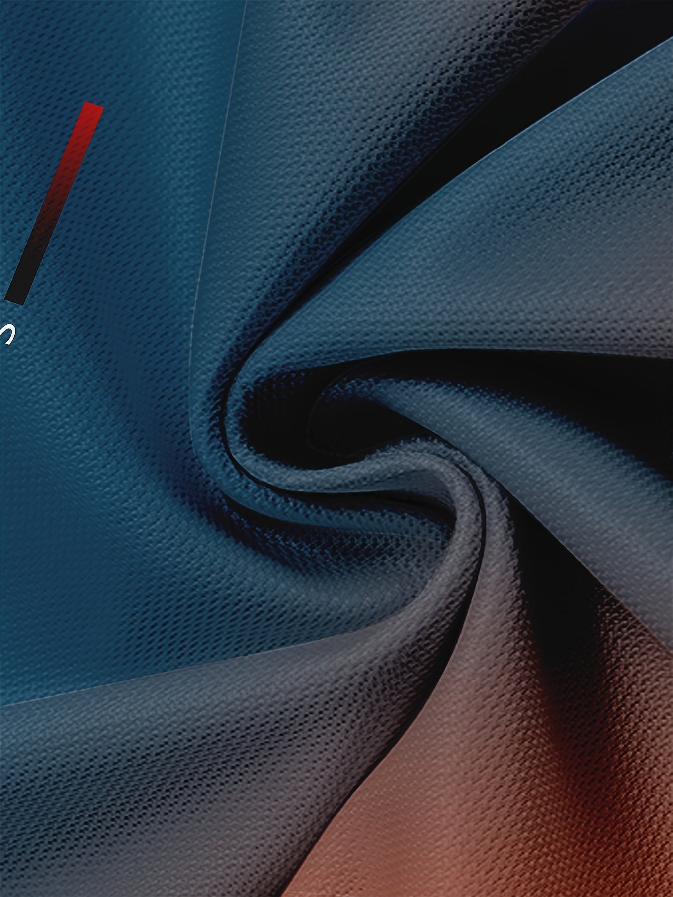 Erkaklar uchun nafas oladigan gradient rangli futbolka, "PARIS" yozuvi bilan, tasodifiy qulaylik uchun zamonaviy qisqa yeng.