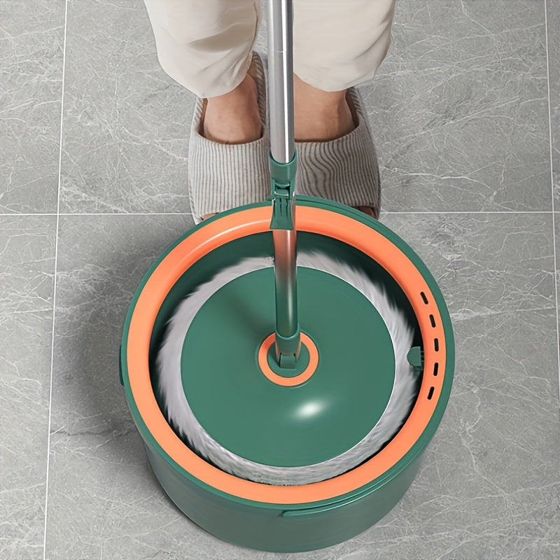 1 To'plamli Round Spin Mop va Bucket System bilan Wringer, 2 ta Microfiber Pad bilan. Mustahkam plastmassadan tayyorlangan, bu tozalash to'plami yashash xonasi, yotoqxona, hammom va hojatxona uchun ideal. U oshxona tozalash uchun juda mos keladi.