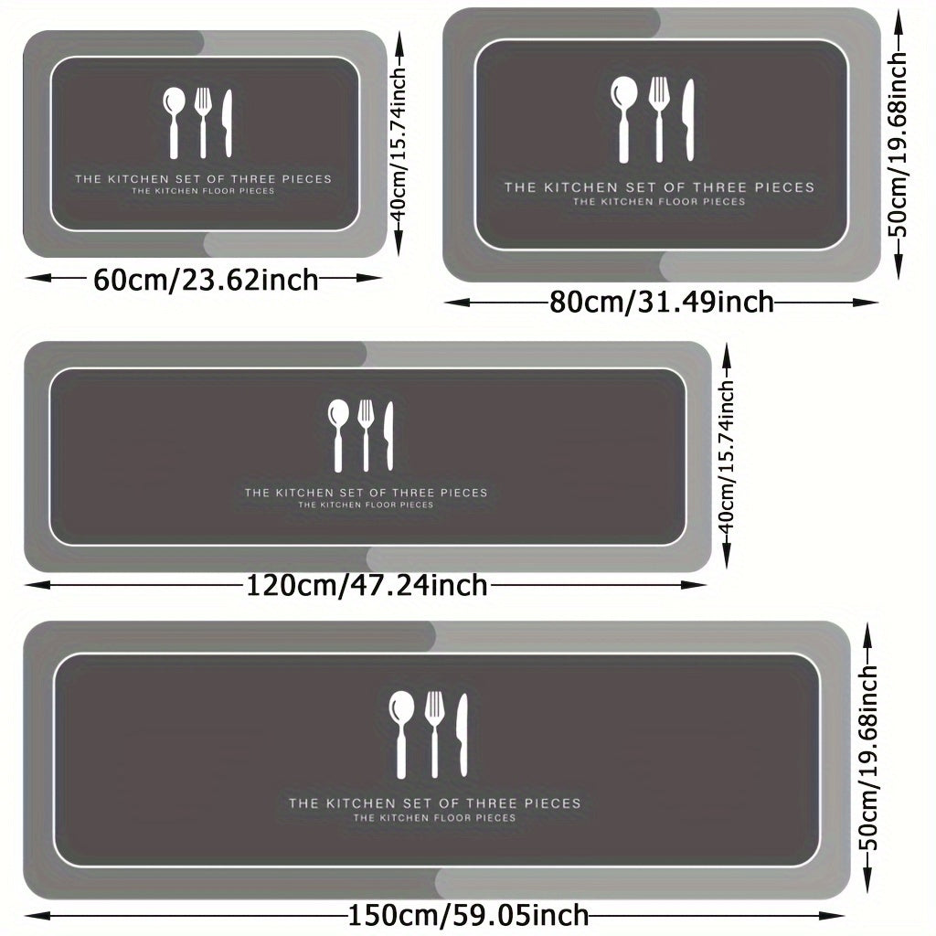Thickened Non-Slip Waterproof Kitchen Mat for Comfort and Protection