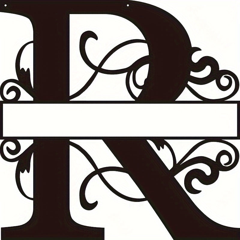 Personalized Metal Family Name Sign Wall Art for Front Entrance or Housewarming Gift