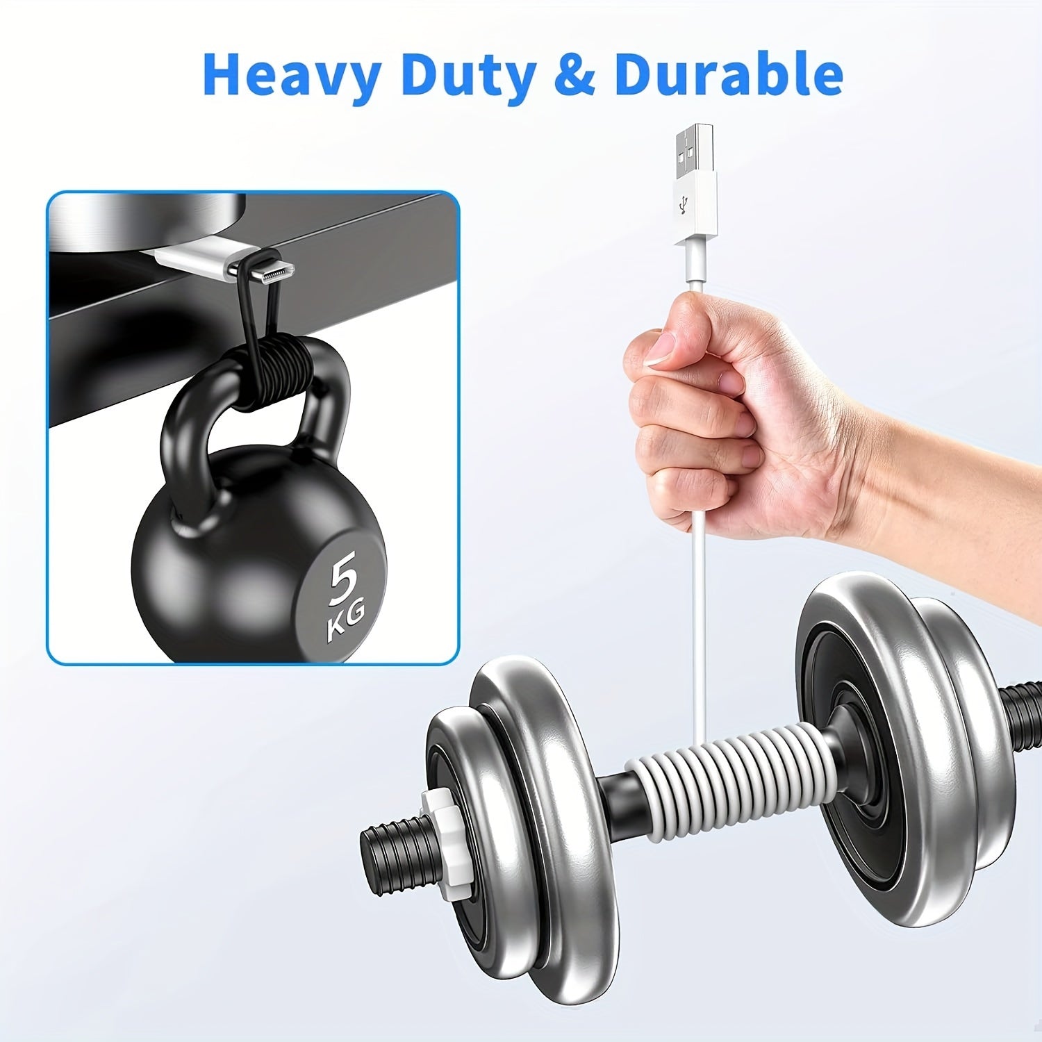 Paquete de 20 cables de carga USB Tipo C de 91.44cm, transferencia rápida de datos, PVC, compatible con Samsung Galaxy