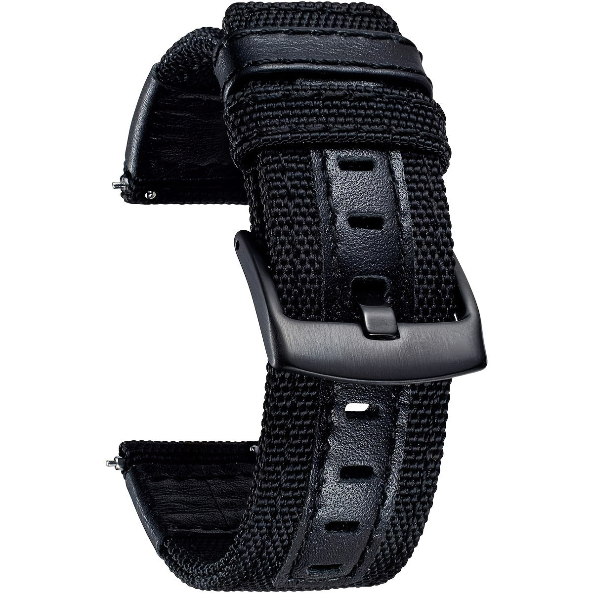 Nylon Quick Release Watch Band Canvas Fabric Strap Stainless Steel Buckle 20/22mm